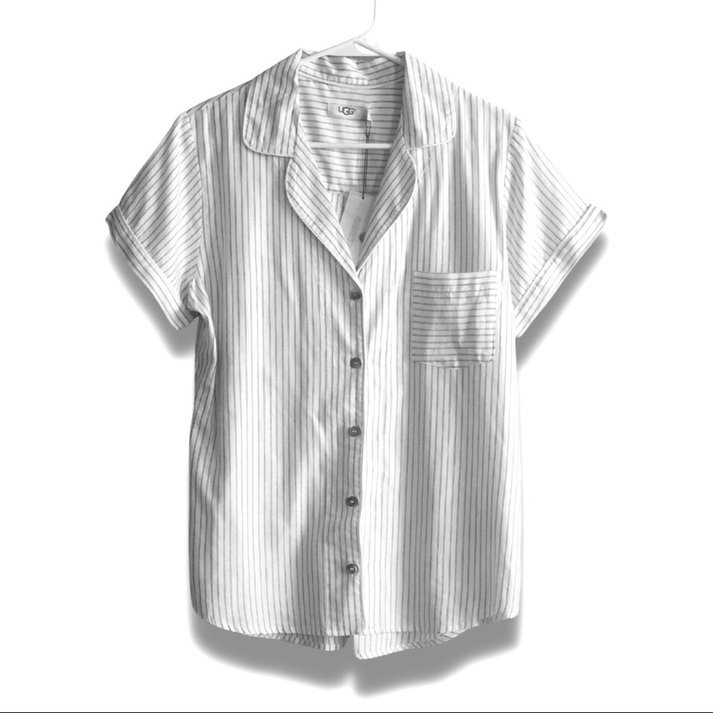 Women’s, Tops, UGG, Button Up, Medium, White